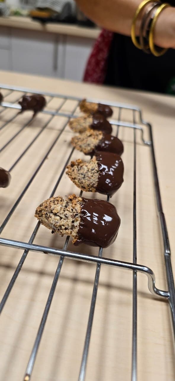 Baisers au chocolat