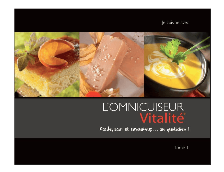 Livre Omnicuiseur : Je cuisine avec l'Omnicuiseur Vitalité