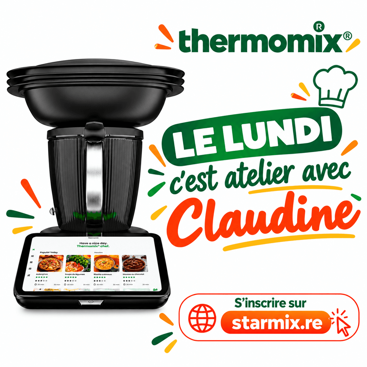 Le lundi c’est atelier avec Claudine