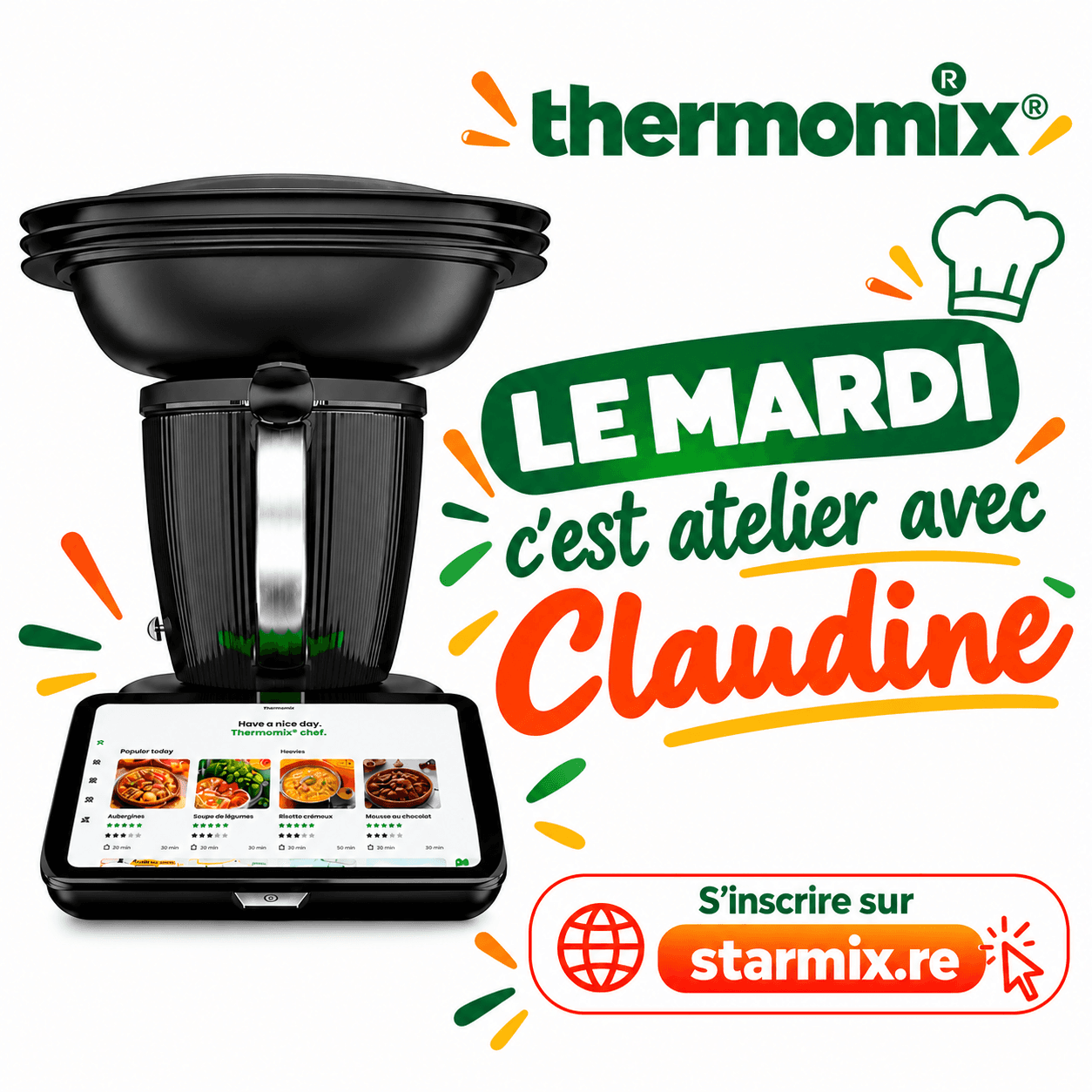 Le mardi c’est un atelier avec Claudine