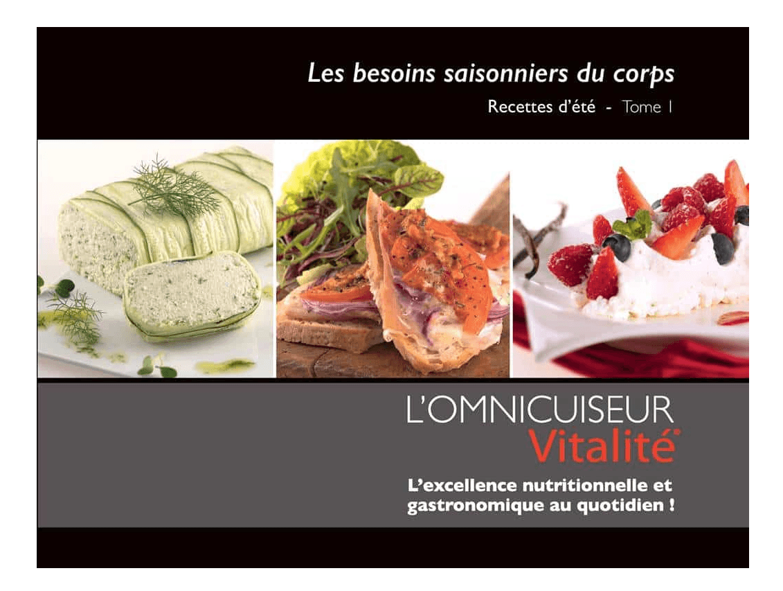 Livre Omnicuiseur : Recettes d'été