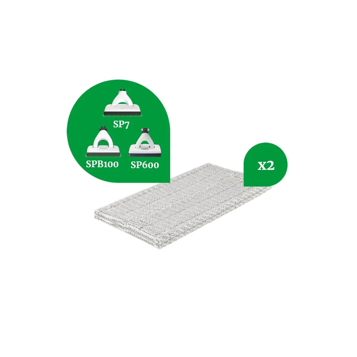 Lingette dépoussiérage à sec (x2) Kobold SP7-SPB100-SP600