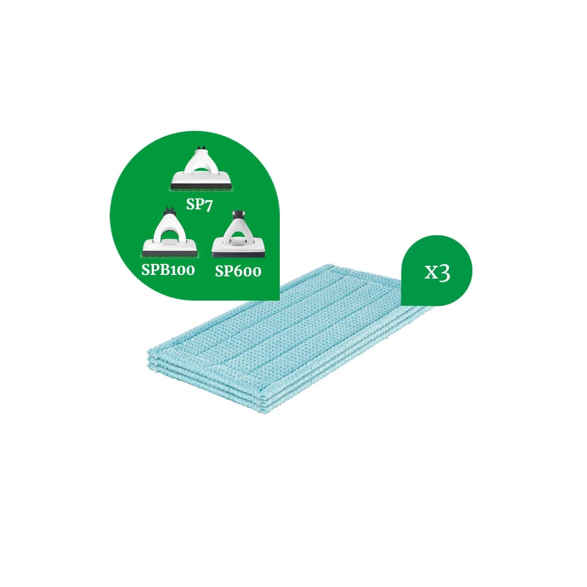Lingette universelle tous sols (x3) Kobold SP7-SPB100-SP600